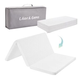 Tri-Fold Pack and Play Mattress 38" x 26" Foldable Playard Pad Portable Playpen